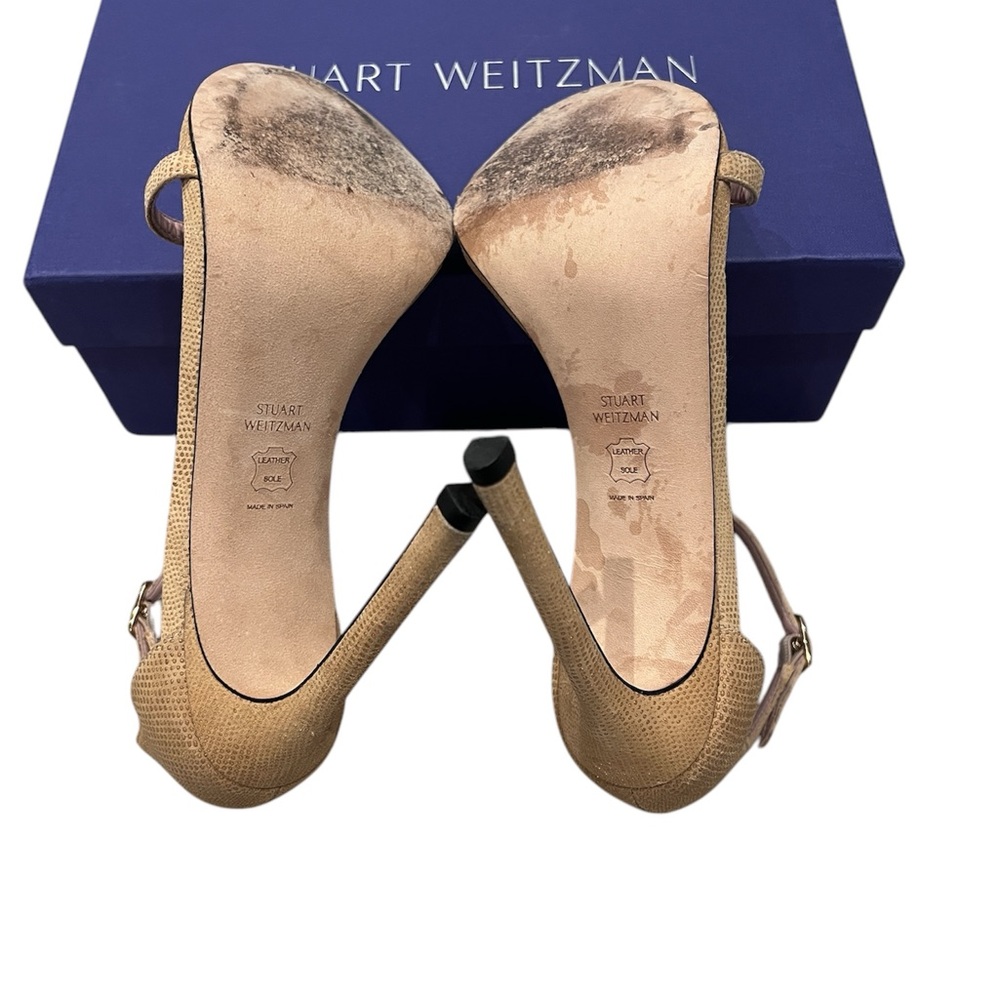 Stuart Weitzman Tan Sandals - Picture 4 of 5